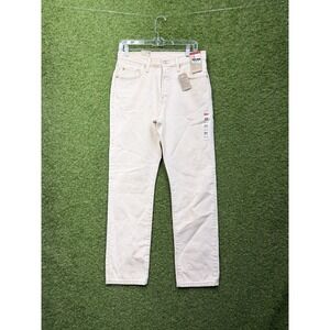 Levis 501 Jeans Womens 28x30 Tan Original High Rise Straight Leg 125010578 New